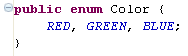 enum type