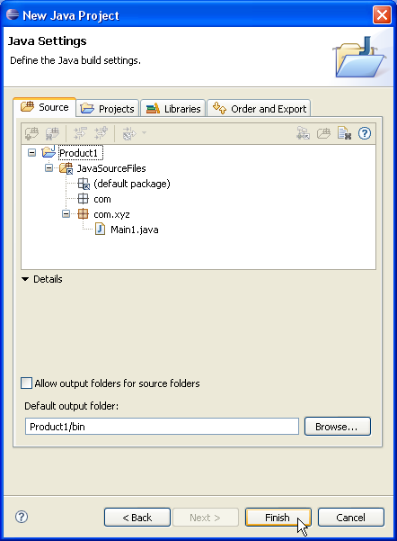 Java Project Source final setup