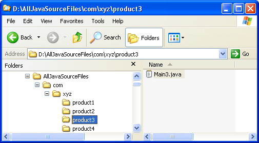 Layout on file system