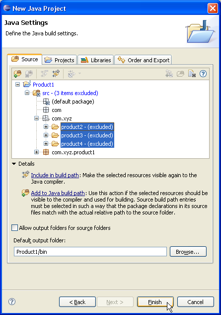 Java Project Source final setup