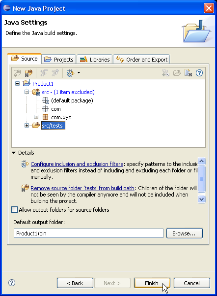 Java Project Source final setup