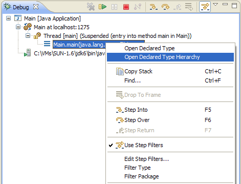 Open Declared Type Hierarchy