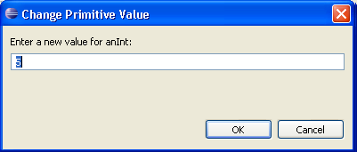 Change Primitive Value Dialog