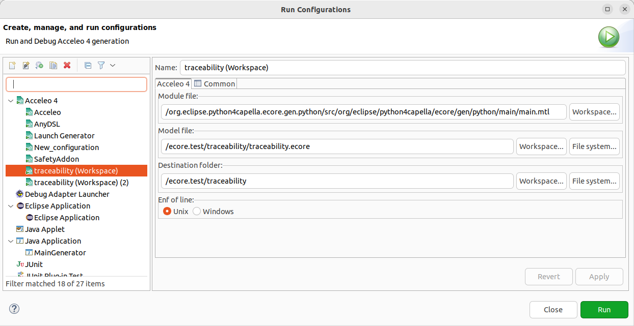 Launch Configuration