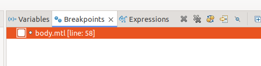 Unchecked Breakpoint