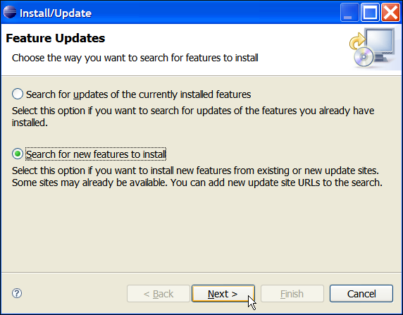 cdt update install new