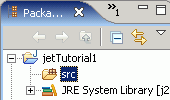 New Java Project with src folder