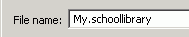 Name the schoollibrary model file