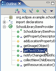Select getText()