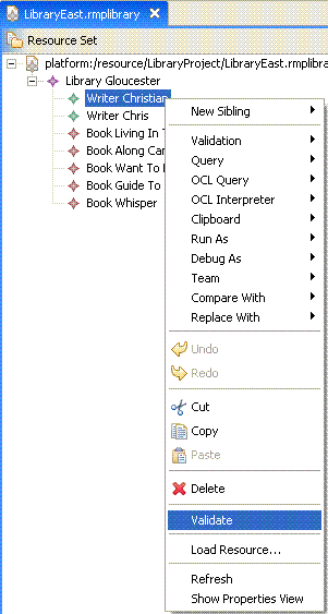 OCL Validation Trigger