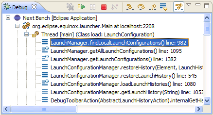 Class load breakpoints suspend execution when a specified class is loaded