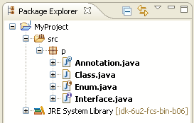 Picture of Java Type Indicator Label Decorator