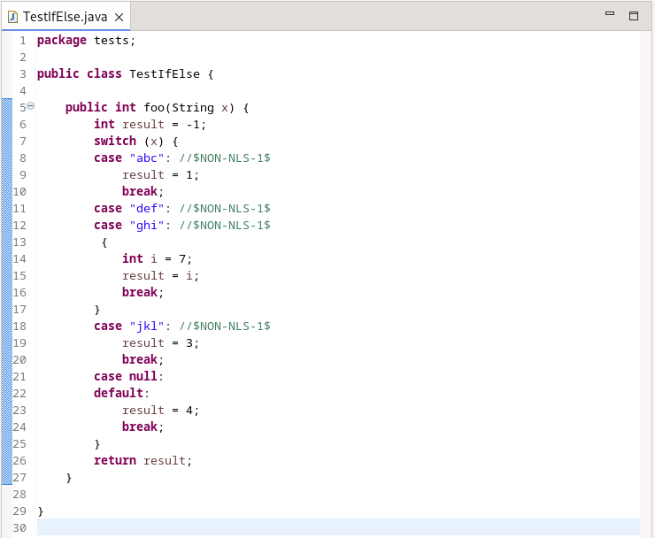 convert if/else to switch after for Java 21 and up