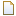 An icon for a standard object as a blank piece of paper.