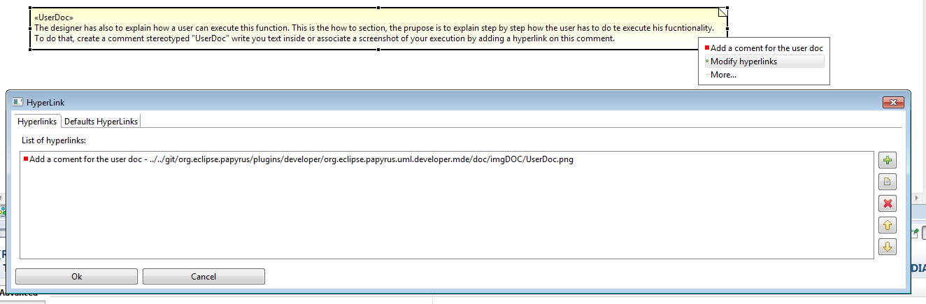 Reference an image by using hyperlinks