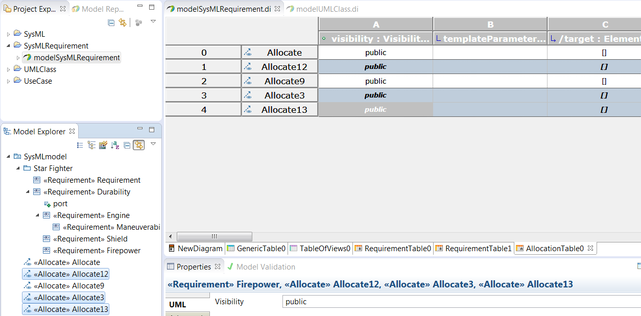AllocationSelection