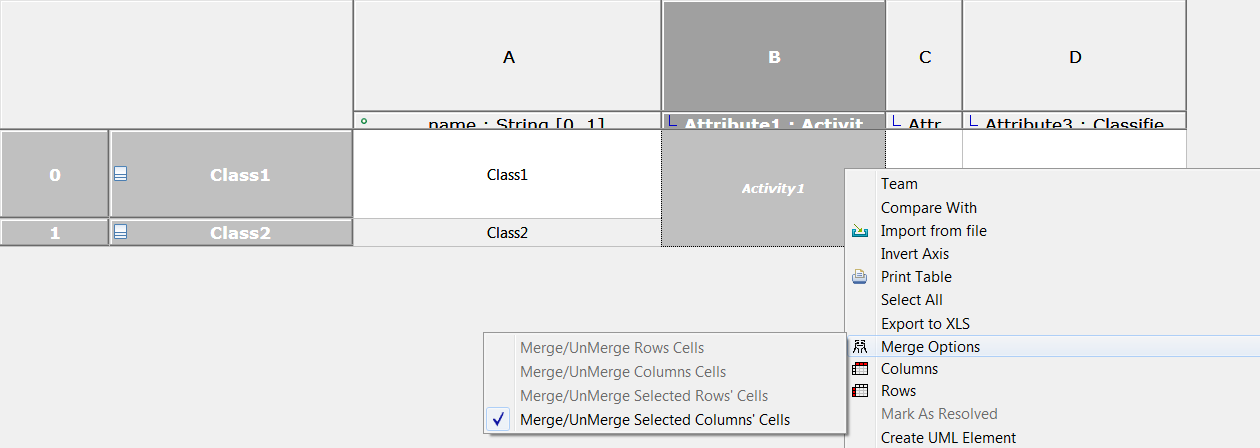 Merge Selected Columns