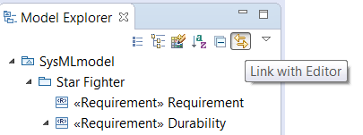 ModelExplorerLinkWithEditor