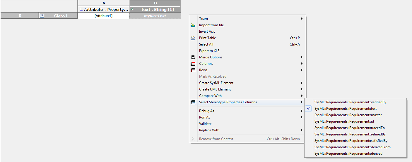 Menu to Create/Destroy quickly stereotype properties