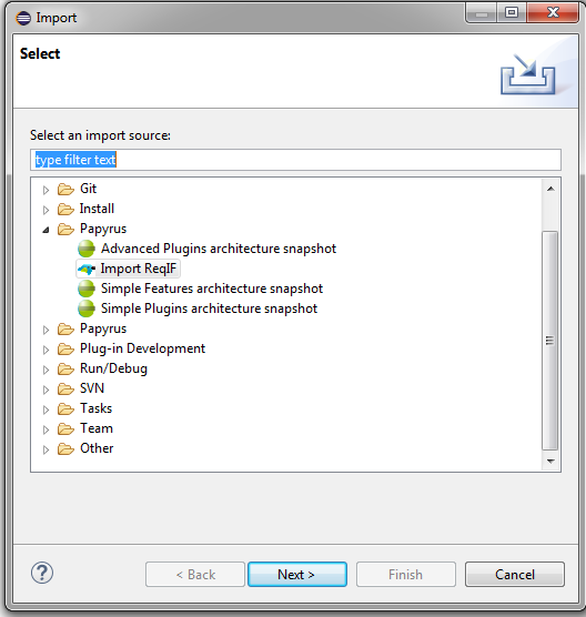 Import ReqIF