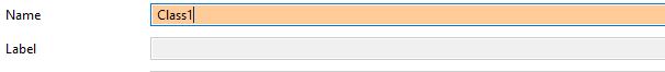 'Label' set to read-only