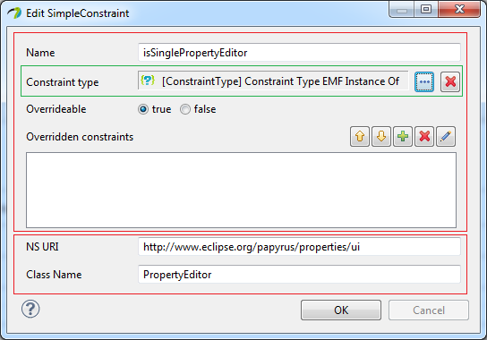 A view with a static and a dynamic section