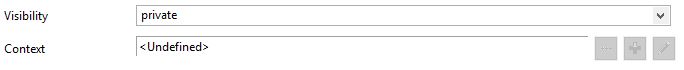 'Context' set to read only