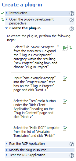 Step Cheat Sheet View