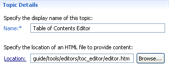 Topic Details Section