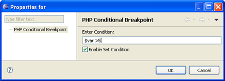 PHP Conditional Breakpoint