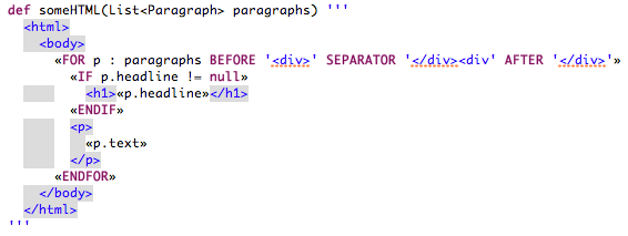 Syntax Coloring For Templates In Eclipse